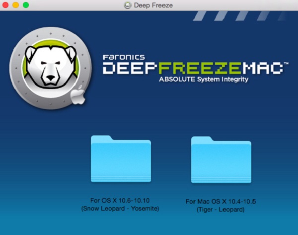 冰点还原deep freeze mac