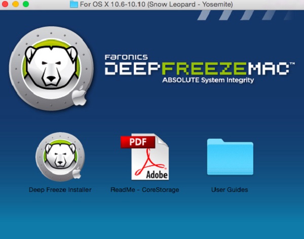 冰点还原deep freeze mac